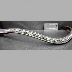 Caballo diadema de cuero con fabricantes ostentosos - Product Image 2