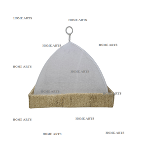 Plateau de service de nourriture en jute avec couverture de vêtements Plateau de service de dessert de dates de la plus haute qualité en Inde - Product Image 1