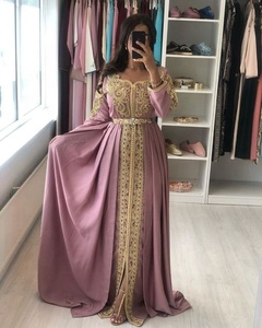 Caftán elegante con bordado Zardozi pesado, vestido largo hasta el suelo para boda y fiesta, hermoso estilo de diseñador 2025 - Product Image 1