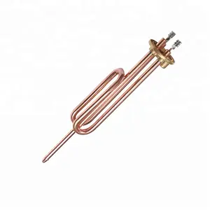 De cobre de acero inoxidable eléctrico caldera de calefacción de agua elemento con termostato