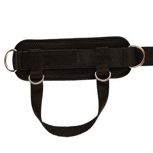 Geo Brother Co – Sangle de cheville réglable à double anneau en D pour musculation, accessoires de sport et de fitness personnalisés avec logo, pour entraînement des jambes - Product Image 1