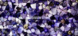 Dessus de fleur d'améthyste rétro-éclairé en pierre naturelle, <span class=keywords><strong>Table</strong></span> ronde d'agate, <span class=keywords><strong>table</strong></span> <span class=keywords><strong>basse</strong></span>, grande pierre d'agate, 1 pièce - Product Image 2