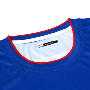 Conjunto de camisetas de fútbol personalizadas para hombre, 100% de poliéster con Logo uniforme de fútbol, venta al por mayor, alta calidad - Product Image 3