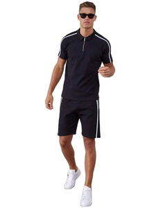 ชุดฤดูร้อนที่มีคุณภาพสูงแขนสั้นเสื้อยืดฤดูร้อนกางเกงขาสั้นสองชิ้นชุดที่มีการออกแบบของคุณเอง - Product Image 6