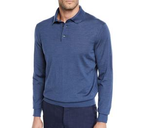 Camiseta polo de algodón pima para hombre de oficina con botones a precio económico - Product Image 2