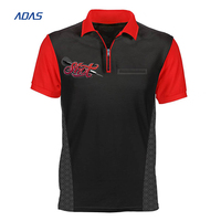 Neuestes Design Maßgeschneiderte Leichtgewicht-Dart-Trikots Großhandel Allover-Bedruckte Dart-Trikots Design Herren Sport-Dart-Shirt Individuelles Design