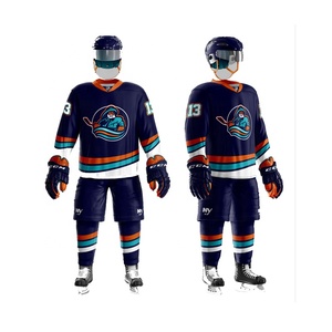 Jersey de Hockey sobre Hielo Personalizado para Hombre, Sublimado, 100% Poliéster, Uniforme de Hockey OEM, PIHA SPORTS PS-ICH-7, Gran Venta - Product Image 2