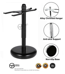 Soporte de afeitado negro mate para maquinillas de afeitar Producto de calidad premium - Product Image 2