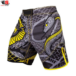 Pantalones cortos de boxeo sublimados con logotipo personalizado MMA al mejor precio al por mayor, ropa de lucha para entrenamiento físico para artes marciales, servicio OEM - Product Image 6