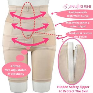 Vente en gros Shapewear post-partum Short de mise en forme du corps facile à enfiler cible la taille les hanches les fesses-Cibles de l'étape 3 - Product Image 3