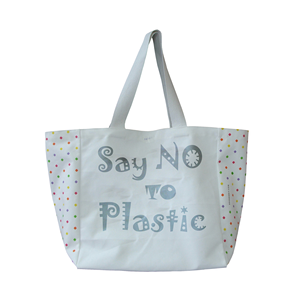 Bolsa de Compras Reutilizable de Algodón Orgánico Biodegradable Ecológica de Primera Calidad, con Diseño Personalizado Impreso y Asas de Cuerda, Recién Lanzada - Product Image 1