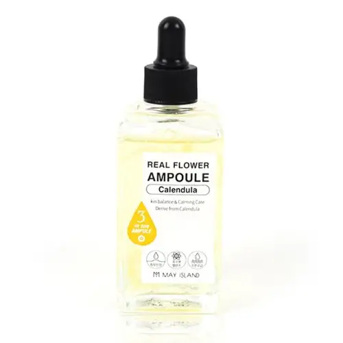 MAI ISLAND Echte Blumen ampulle Calendula 100ml | K-Beauty Korean Cosmetic Beauty Großhandel Natürliche Hautpflege produkte