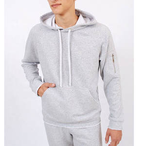 Big & Tall Grey Logo bordado Sudadera con capucha y pantalones de chándal Conjunto de chándal para hombre Sudadera con capucha de 2 piezas Conjuntos de chándal Casual Jogging Athletic - Product Image 2