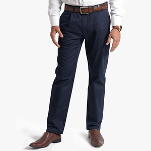 Top qualité 2023 dernier Design hommes 100% coton à vendre pantalons Chino coupe classique à bas prix - Product Image 2