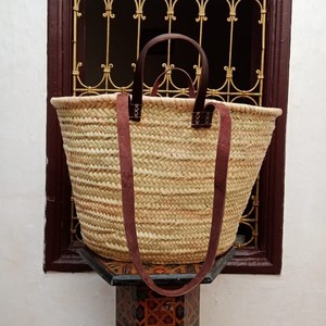 Cesta marroquí original hecha a mano con una gran belleza. Cesta marroquí XL. Cesta Hecha a Mano - Product Image 1