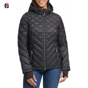 Ropa de invierno para mujer, chaquetas acolchadas cálidas, transpirables, ligeras, con logotipo personalizado, calidad Premium, ropa de moda para exteriores - Product Image 1