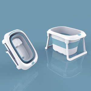 Réglable Nouveau-Né Pliable <span class=keywords><strong>Bouchon</strong></span> de Vidange Fronde Coussin Sécurité <span class=keywords><strong>Baignoire</strong></span> Bébé Ensembles - Product Image 5