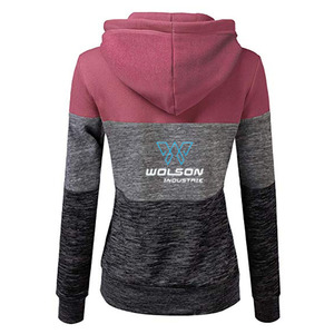 Sweat à capuche court personnalisé avec logo brodé pour homme et femme, coupe ajustée, respirant, en Spandex/Coton, séchage rapide, idéal pour le sport (OEM) - Product Image 3