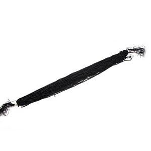 Cuentas de hilo de 16 pulgadas, ónix negro Natural, 2-3mm, liso, redondo - Product Image 2