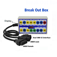 Caja de Conexión OBD II Profesional para Automóviles, Conector de Diagnóstico Automotriz y Detector de Protocolo, Lector de Códigos