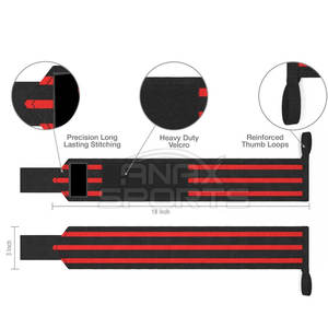 ที่กำหนดเองที่มีคุณภาพสูงสะดวกสบายข้อมือห่อสำหรับขาย - Product Image 3