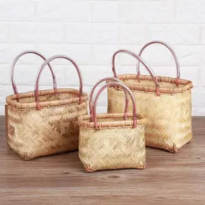 Vietnam Supplier Bmaboo handbag Shopping tote bag Cheap Wholesale