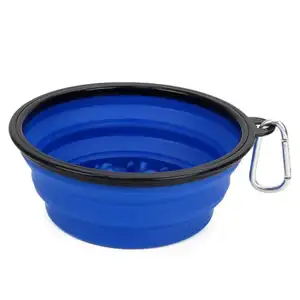 Zusammen klappbare Hunden äpfe, Travel Dog Water Bowl, faltbare Futter gerichte