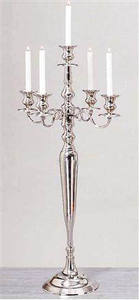 Pièce maîtresse de mariage de style Ins fait à la main décoration de fleurs en cristal et en verre candélabres de mariage personnalisés - Product Image 4