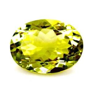 Vente en gros 12X14mm Ovale Coupe Naturel VERT OR LEMON QUARTZ Pierre précieuse à facettes en vrac de haute qualité par carat certifié IGI - Product Image 1