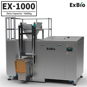 Exbio 1000kg/día, máquina orgánica ecológica para eliminar residuos de alimentos, máquina de compostaje de residuos de alimentos para compradores a granel - Product Image 1