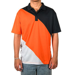 Promotion Best Seller SEATEX – T-shirt unisexe à col roulé et manches courtes, personnalisable avec logo, en polyester/coton, anti-plis, séchage rapide, respirant - Product Image 3