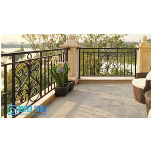 Balustrade de balcon en fer forgé, 2021 Designs, modèle européen, balustrade de balcon, en fer forgé - Product Image 4