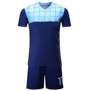 Conjunto de Uniforme de Fútbol Ligero, Transpirable y Cómodo, Personalizado, de Secado Rápido, 100% Poliéster, Camiseta de Fútbol Corta con Bordado - Product Image 2