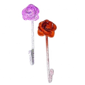Welcome to Pick and Buy in Our Store Iron <b>Hooks</b> Flower Shape Hangers Antique and Unique <b>for</b> Wall Iron <b>Hooks</b> Handmade - Product Image 4