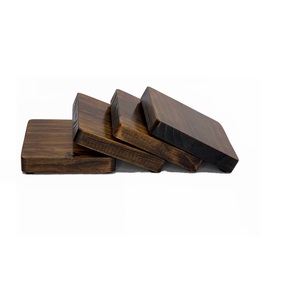 Posavasos de madera personalizado para el escritorio del hogar y el bar y accesorios para posavasos de madera de tamaño personalizado para la venta - Product Image 1