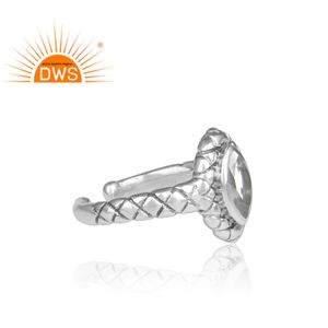 Bague en pierre précieuse naturelle en cristal et Quartz, fait à la main, grand format, argent 925, vente en gros - Product Image 3