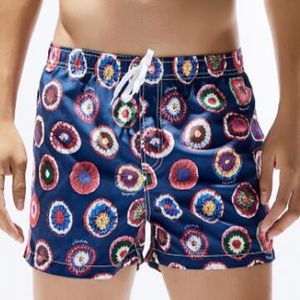 Shorts de plage pour hommes personnalisés, imprimés par transfert thermique, écologiques, respirants, imperméables, séchage rapide, 100% polyester - Product Image 3