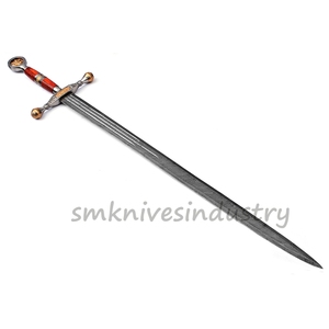 Espada de Metal Plateada de Una Sola Cara, Inspirada en El Señor de los Anillos, Lista para la Batalla, con Funda y Armadura (Smk1959) - Product Image 3