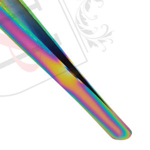 Vetus — pincettes fines pour Extension de cils, 12mm, 45 degrés, pour faux cils, en acier inoxydable, nouvelle collection - Product Image 4