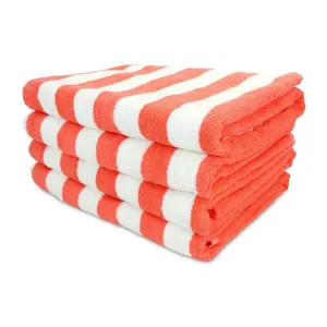 Super Absorbent Soft Plush Pool Towel 100% Combed Ring Spun Cotton Oversized Beach Towels Sand Proof Microfiber Beach Towel