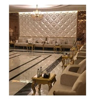 Ensemble de canapés en U de luxe marocain Jalsa Sedari Meubles de salon en bois avec rangement pour la maison