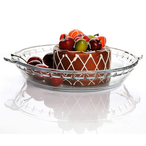 Assiette <span class=keywords><strong>à</strong></span> <span class=keywords><strong>tarte</strong></span> ronde <span class=keywords><strong>en</strong></span> <span class=keywords><strong>verre</strong></span> <span class=keywords><strong>avec</strong></span> poignée, <span class=keywords><strong>plat</strong></span> <span class=keywords><strong>à</strong></span> <span class=keywords><strong>tarte</strong></span>, poêle <span class=keywords><strong>à</strong></span> pâtisserie de 7.5 pouces - Product Image 2