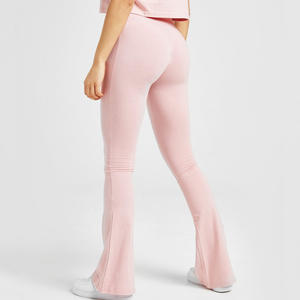 Pantalones de chándal de poliéster/polar para mujer, ropa para correr con logotipo personalizado, OEM, a la venta - Product Image 6