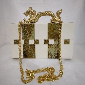 Pochette de fête en résine pour femmes, sac de soirée en résine pour pièces, porte-monnaie fantaisie - Product Image 4