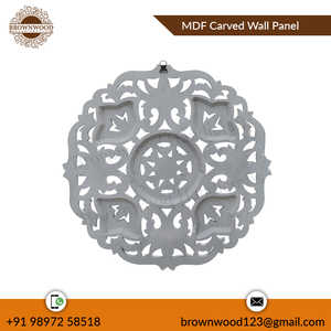 Factory Direct Supply Modern Design <b>MDF</b> Carved <b>Decorative</b> Wall <b>Panel</b> Round Shaped <b>Decorative</b> Wall Mandala at Discounted Price - Product Image 3