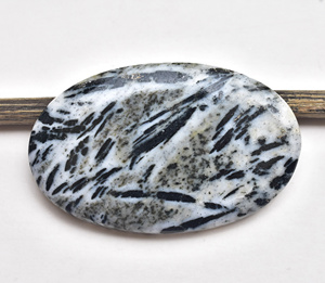 Natural Hornblende Cabochon High Quality Hornblende Gemstone Cabochon For Jewellery Making handmade Gemstone Hornblende Necklace - Product Image 2