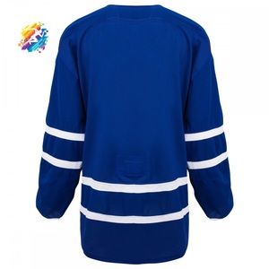 เสื้อฮอกกี้น้ำแข็งสูตรพิเศษสำหรับทีมแข่งขันระดับมืออาชีพ พร้อมโลโก้ทีมและชื่อผู้เล่นแบบสั่งทำพิเศษ เสื้อฮู้ดดี้แบบซับลิเมชั่นสำหรับผู้ใหญ่ทุกเพศ รับผลิตแบบ OEM - Product Image 2