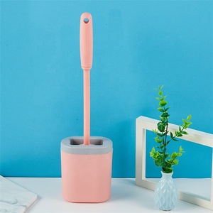 New Arrivals Trending Products Colorful Silicone Toilet Brush Deep Cleaning Wc Brush Toilet Bowl Cleaner Brush