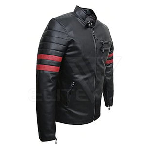 Veste de moto en cuir respirante sur mesure pour hommes Concevez vos propres vêtements de course - Product Image 2