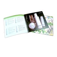 Folletos Impresos Offset Personalizados para el Cuidado de la Piel, 18x17.6cm, Papel Recubierto, Laminado con Película, Cartón Resistente, Cartón Corrugado, Cartón Dúplex